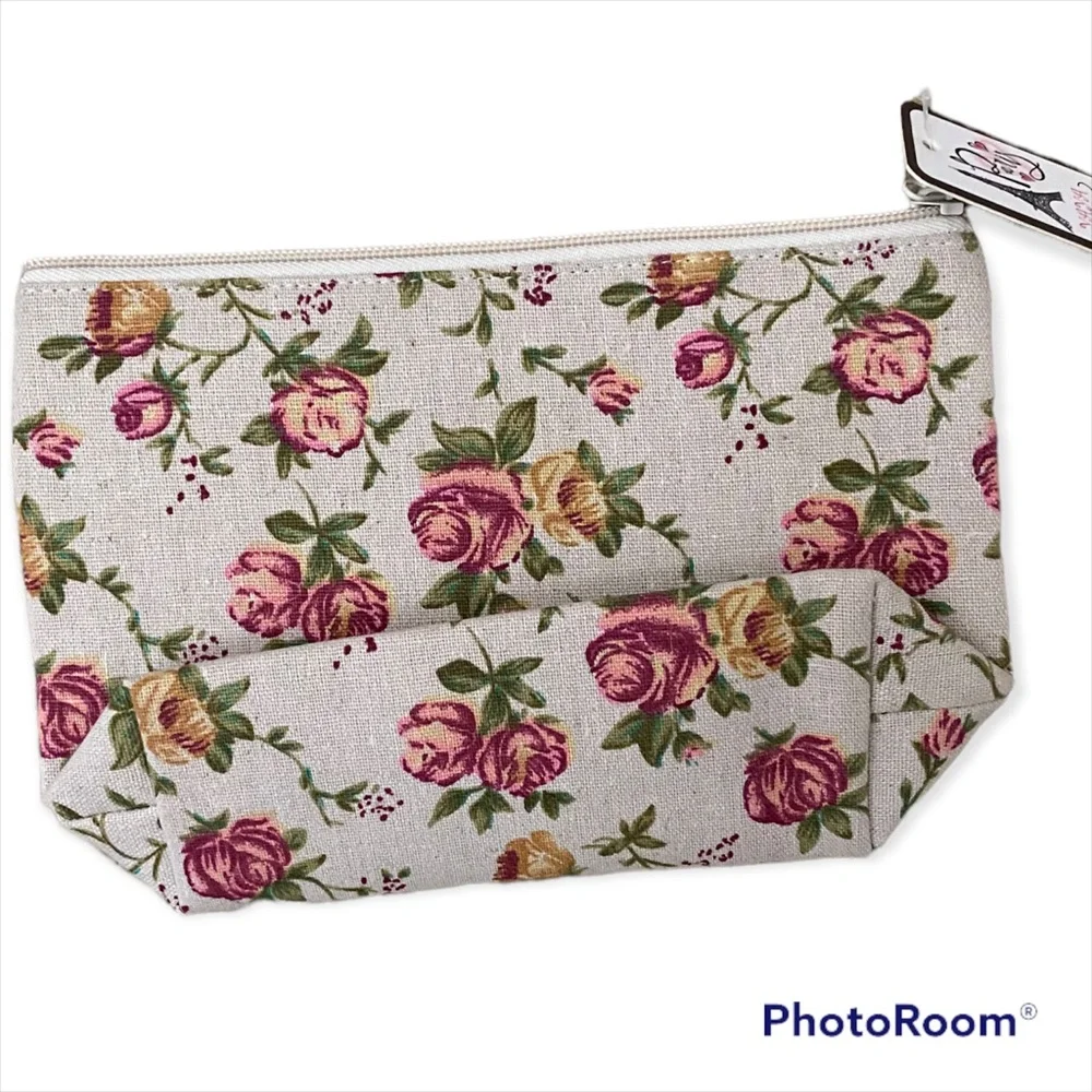 FREE WITH ADDITIONAL PURCHASE! Paris Floral Cosmetic Bag NWT - MUST BUNDLE